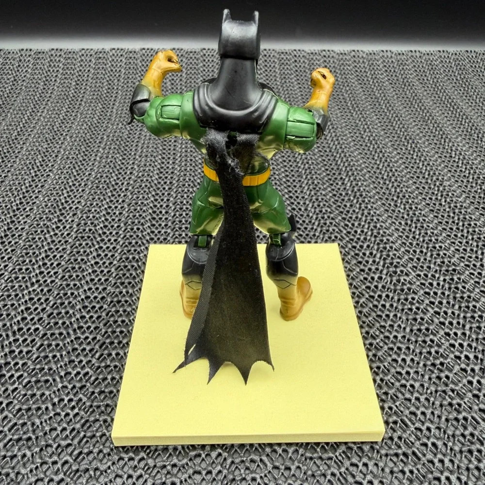 DC Comics Batman Action Figure Green Suit Black Cape Justice League 5 Inch